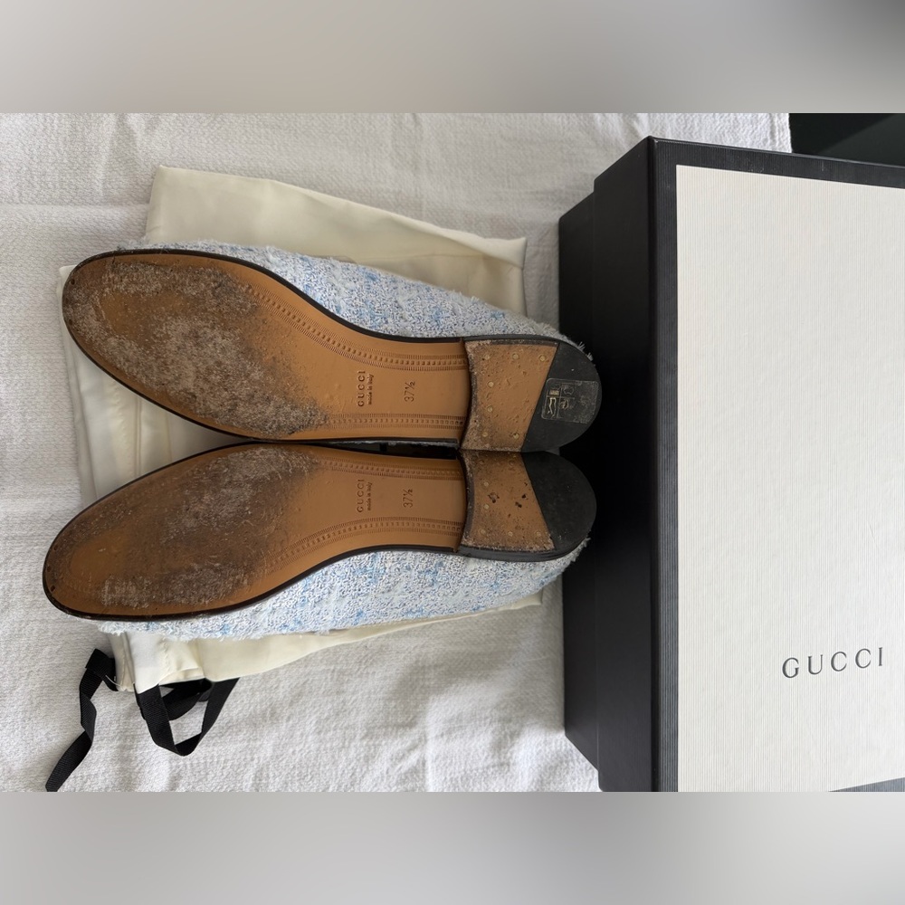 Blue Gucci loafers for sale! Size 37.5. - Picture 3 of 4